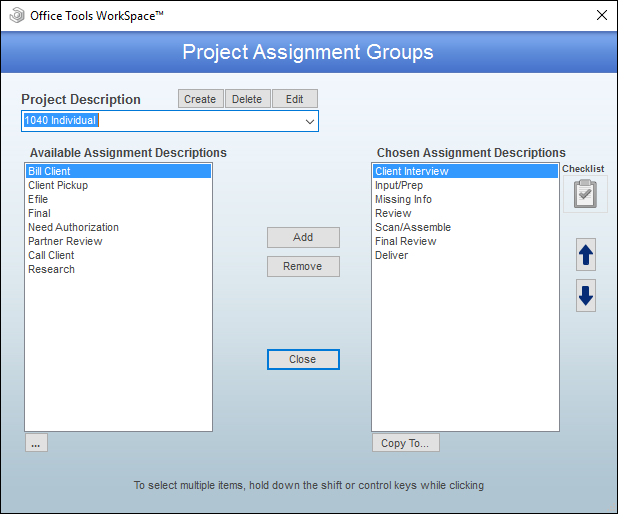 account assignment group meaning